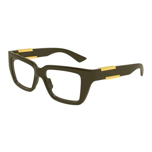 NWT Bottega Veneta BV1455o-003 52mm Green Eyeglasses